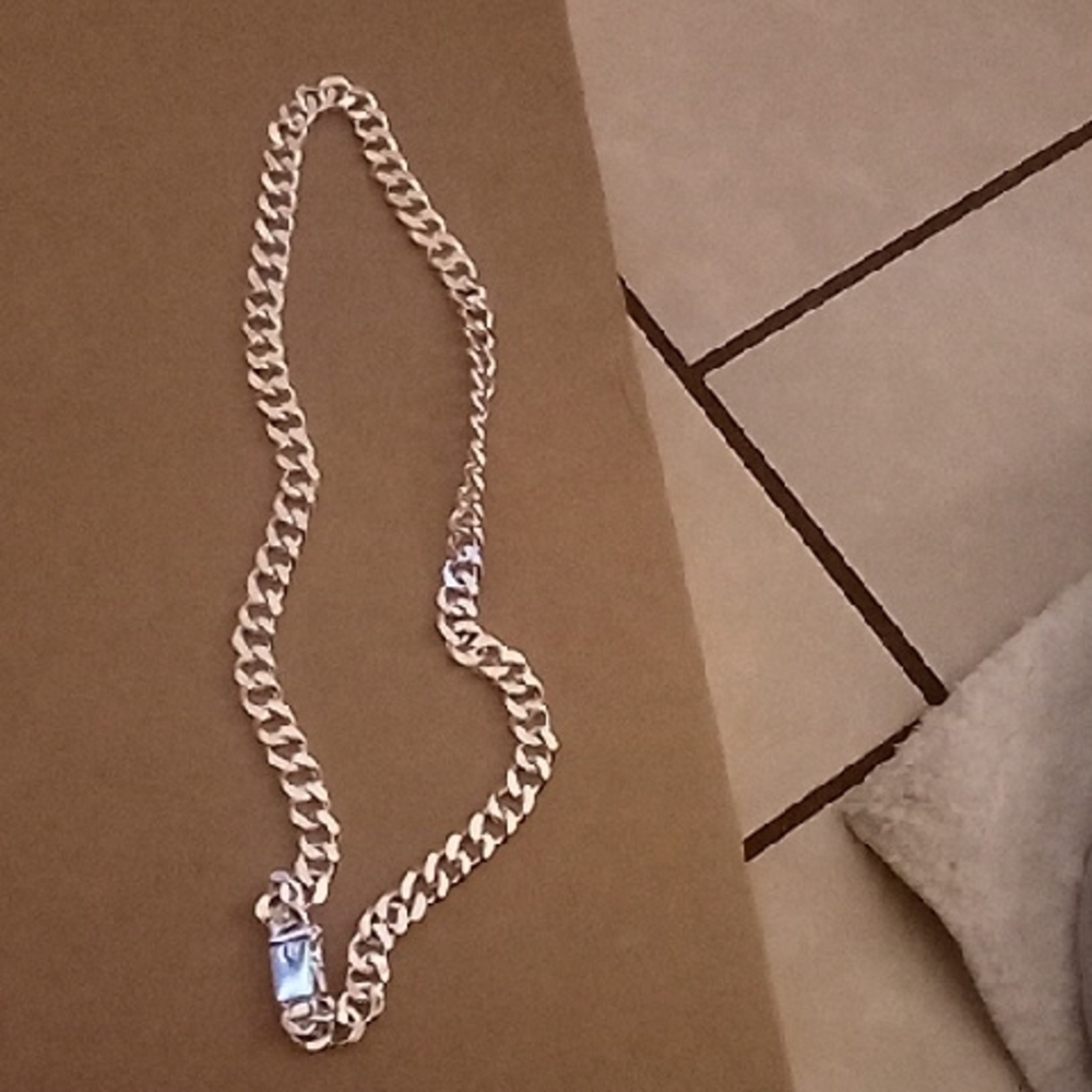 Men's Silver Chain Necklace